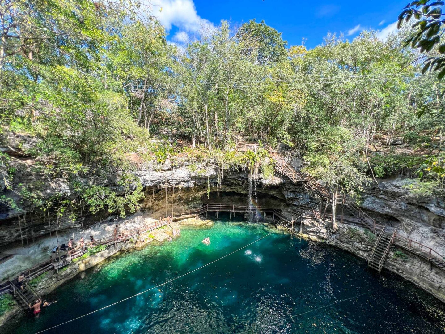 cenote in Yucatan in Mexico, best countries to visit in November