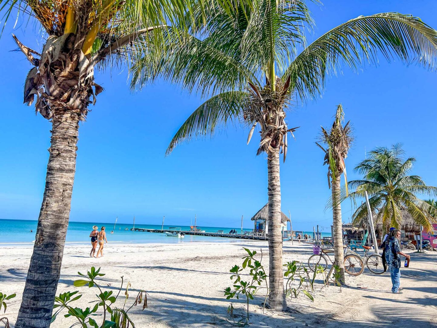 Isla Holbox beach in December in Mexico, Best places to travel in December warm weather