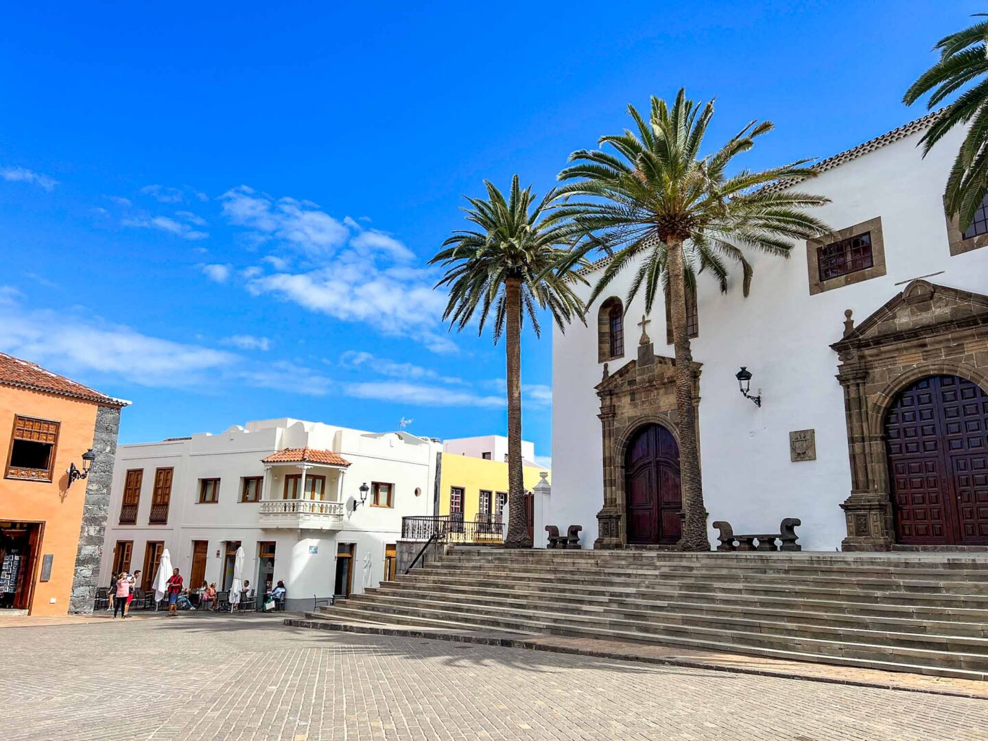 old town with sunshine in Tenerife Canary Island, warm places to visit in December in Europe