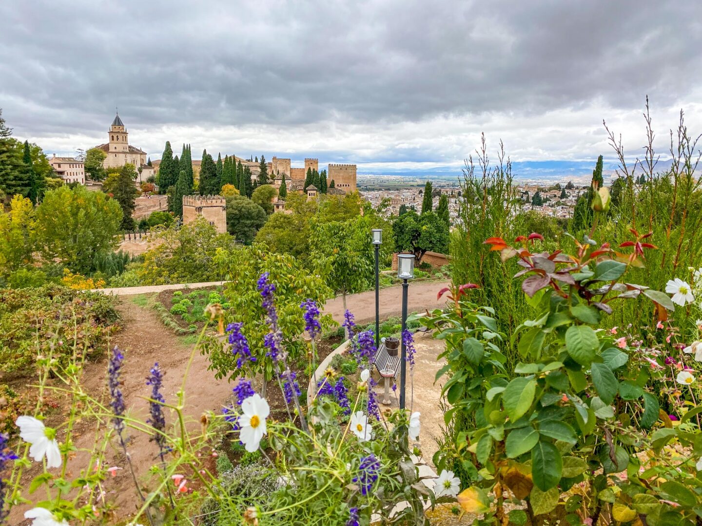 Alhambra in Granada in December, best countries to visit in December