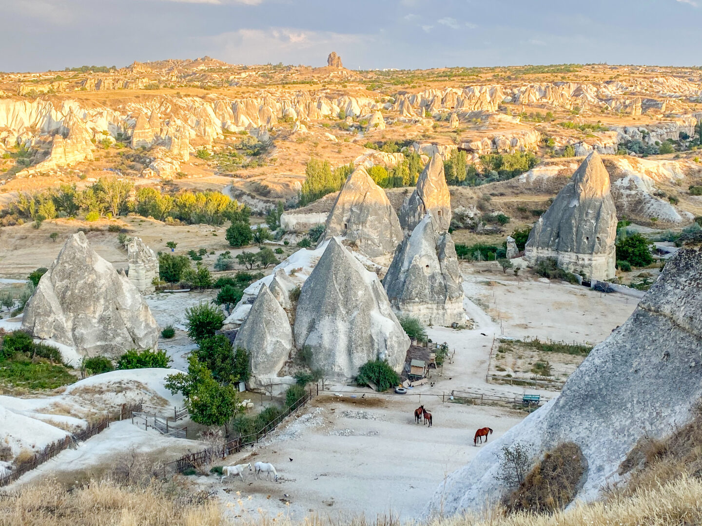 view of Cappadocia from viewpoint, best countries to visit in November