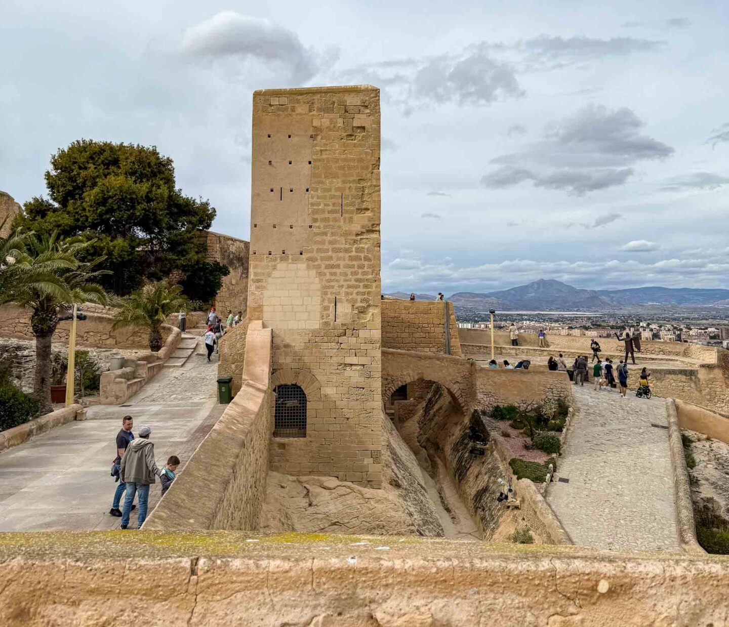Alicante Fort in winter months, best countries to visit in January