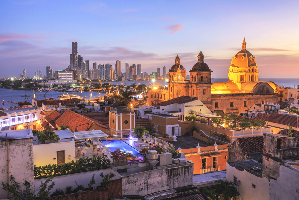 Cartagena old and new city, best countries to visit in January,