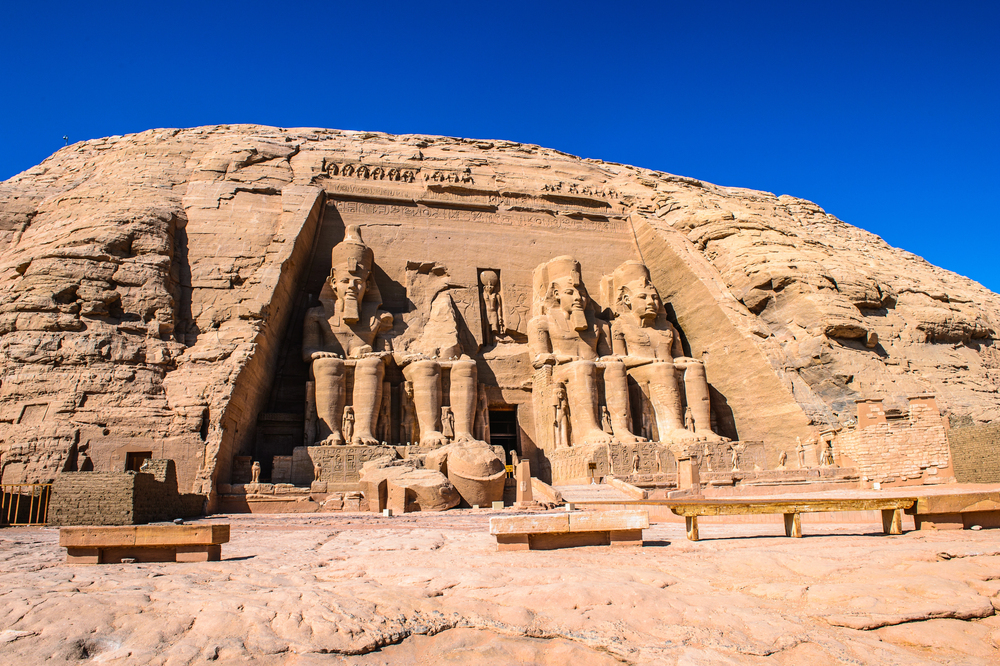 Abu Simbel temple, best countries to visit in February