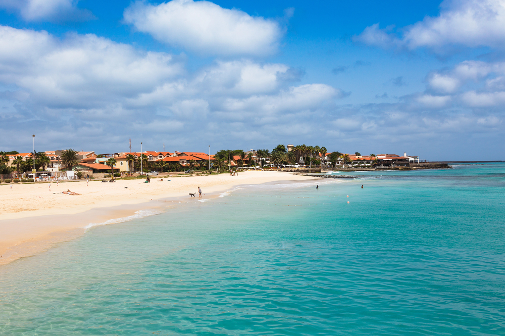 sandy beach in Sal Cape Verde, best countries to visit in January
