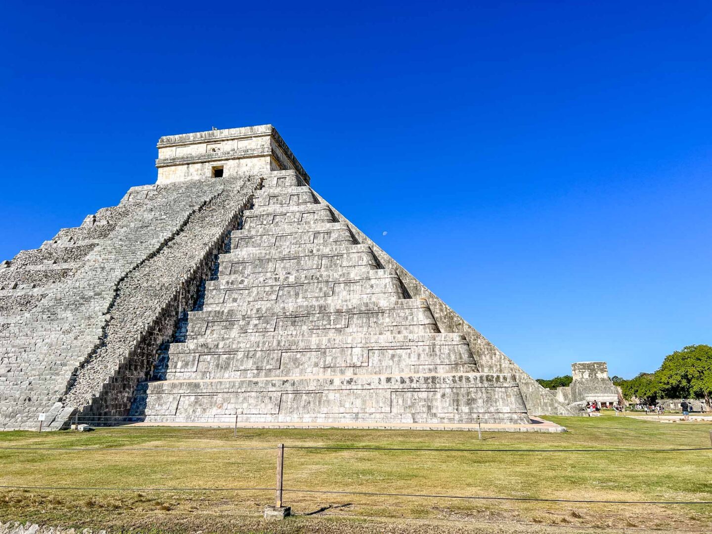 Blue Skies at Chichen Itza in Mexico in winter, best countries to visit in January