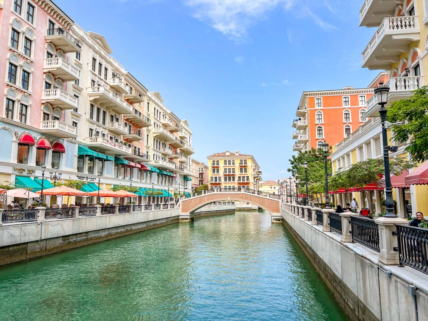 colourful canal part of Doha, best countries to visit in January