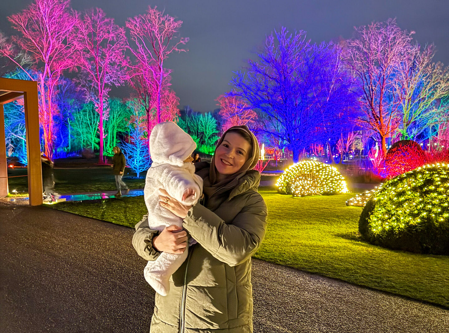 RHS Bridgewater gardens Christmas lights