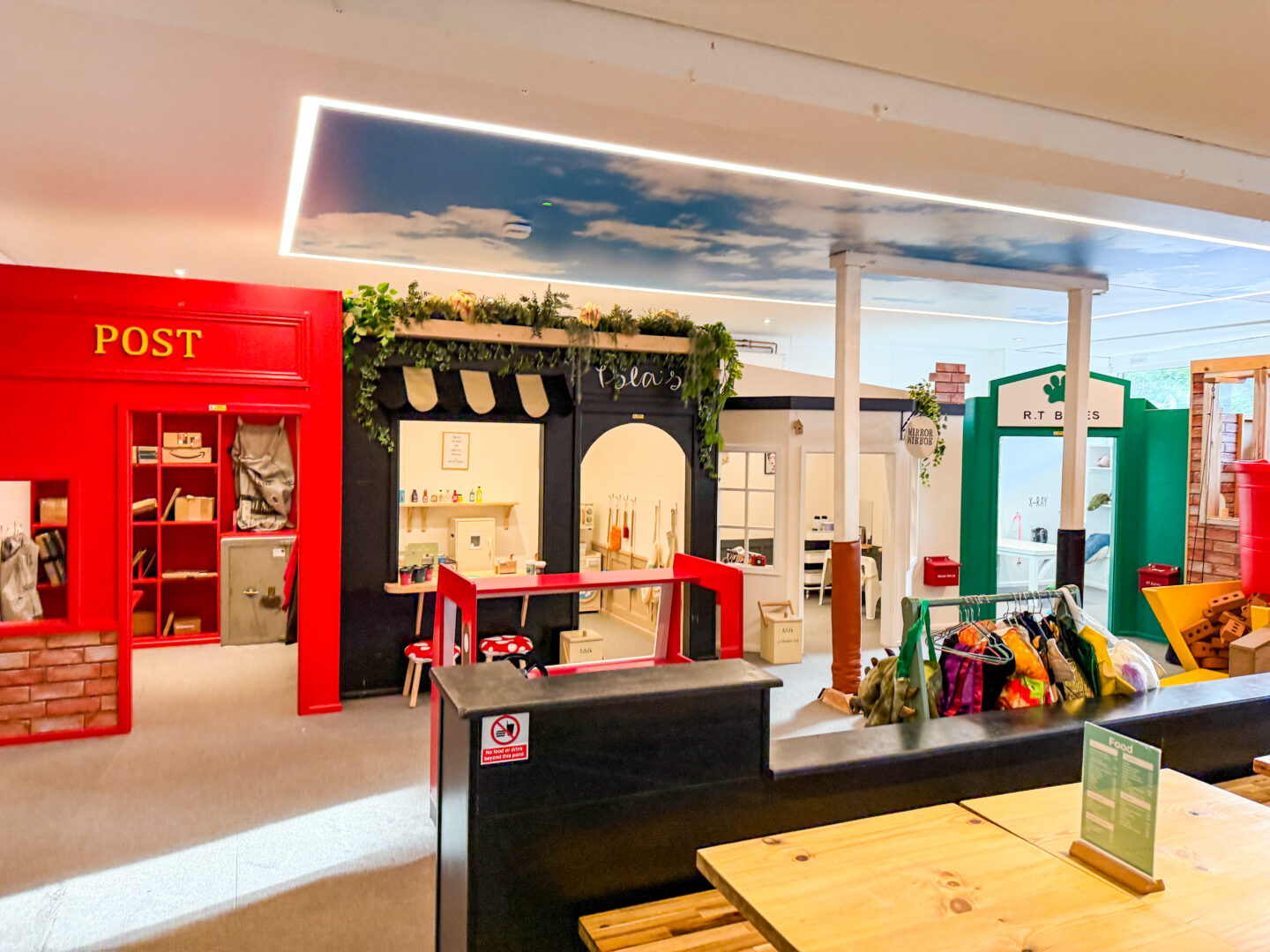Little Explorers play cafe role play areas