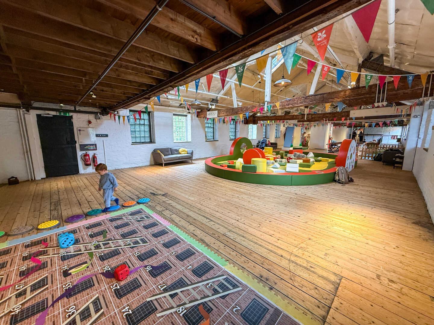 Quarry Bank inside mill play area, things to do in Manchester October half term
